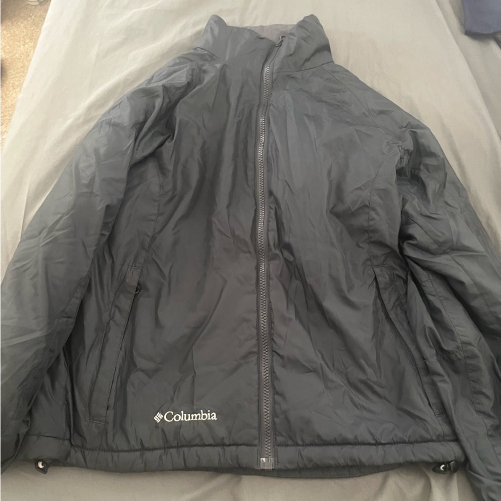 Columbia Men's Charcoal Windbreaker